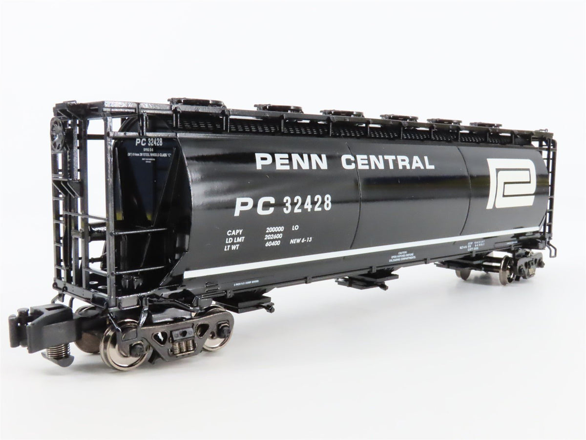 S American Flyer 6-48657 PC Penn Central 3-Bay Cylindrical Hopper Car #32428