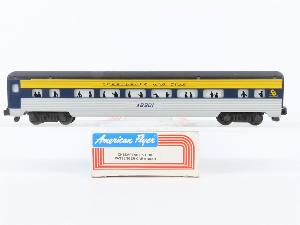 S Scale American Flyer 6-48901 C&amp;O Chesapeake &amp; Ohio Coach Passenger Car #48901