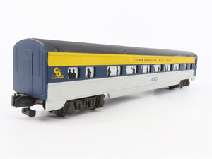 S Scale American Flyer 6-48901 C&O Chesapeake & Ohio Coach Passenger Car #48901