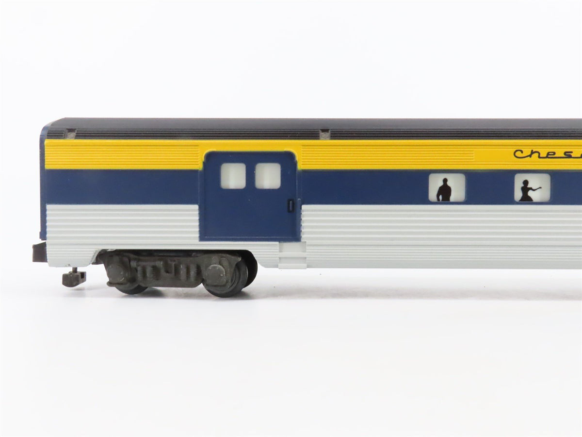 S Scale American Flyer 6-48900 C&amp;O Railway Baggage Passenger Car #48900