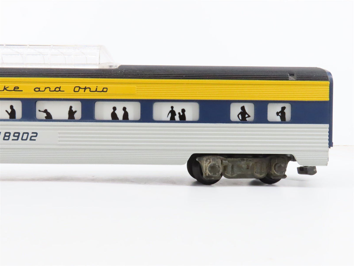 S Scale American Flyer 6-48902 C&amp;O Railway Vista Dome Passenger Car #48902