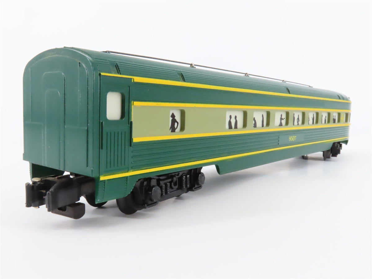 S Scale American Flyer 4-9507 Erie Railway Observation Passenger Car #9507