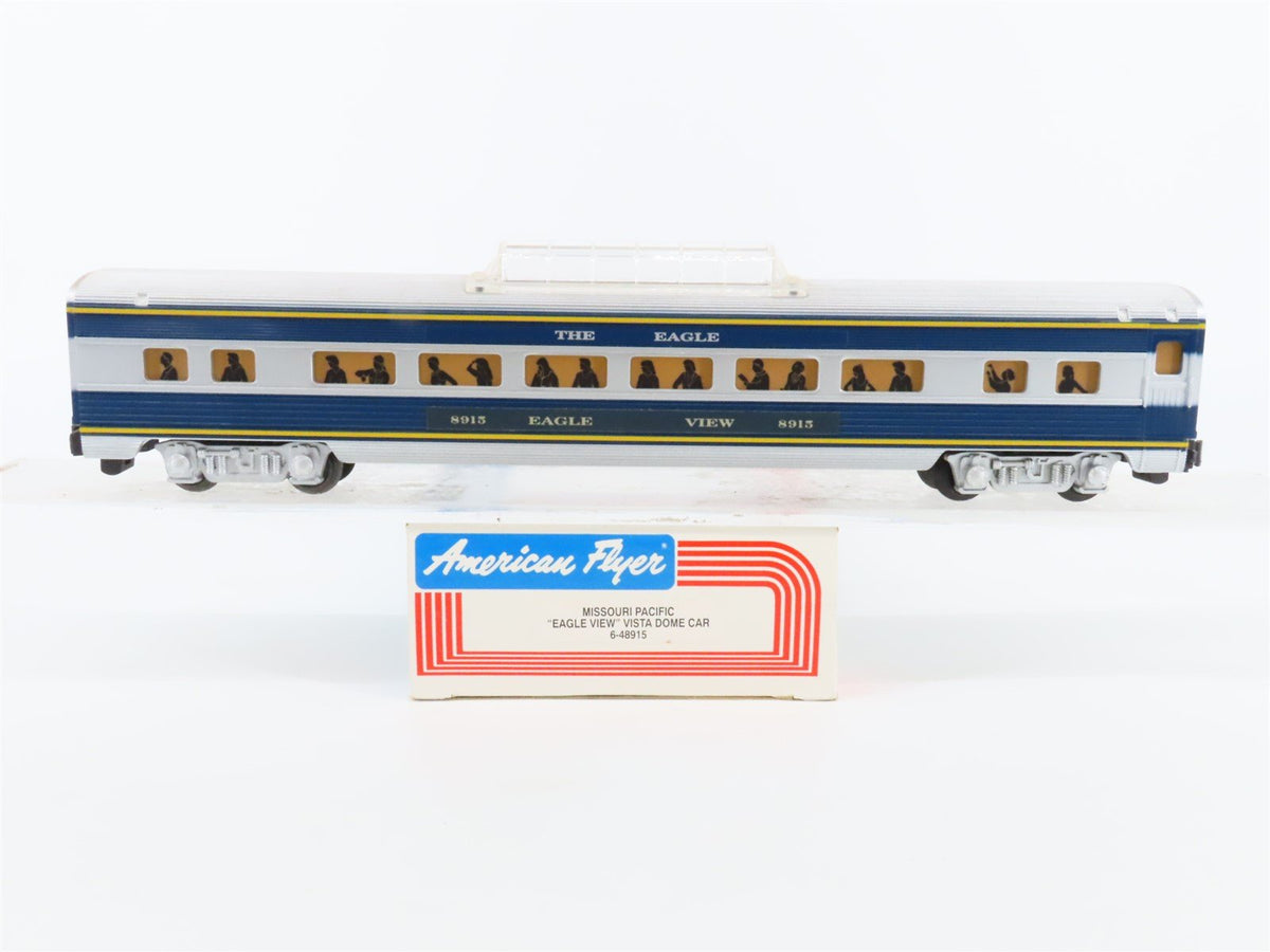 S Scale American Flyer 6-48915 B&amp;O Railway Vista Dome Passenger Car #8915