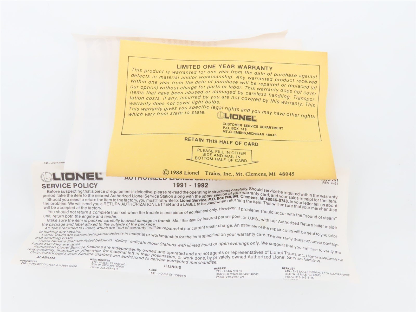 S Scale American Flyer 6-48915 MP 