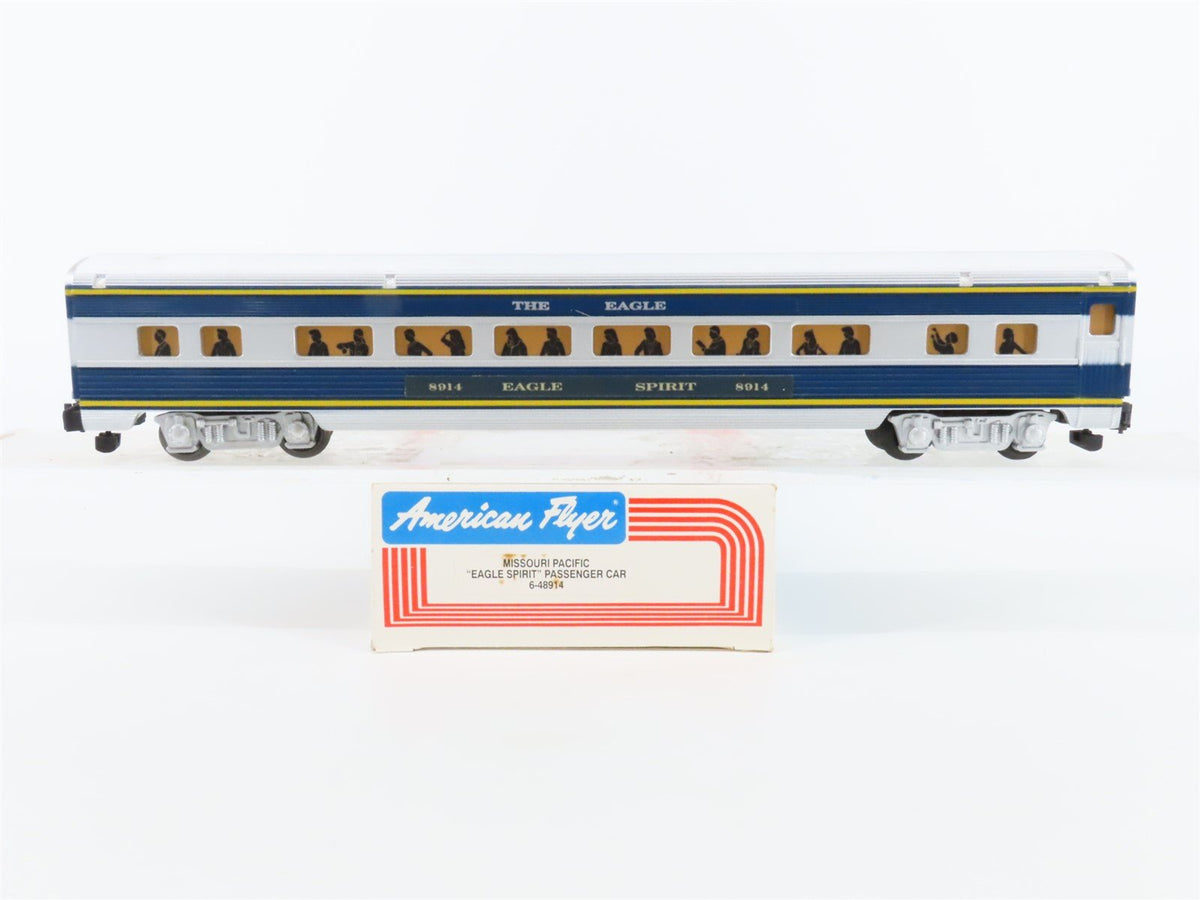 S Scale American Flyer 6-48914 MP Railway Coach Passenger Car &quot;Eagle Spirit&quot;