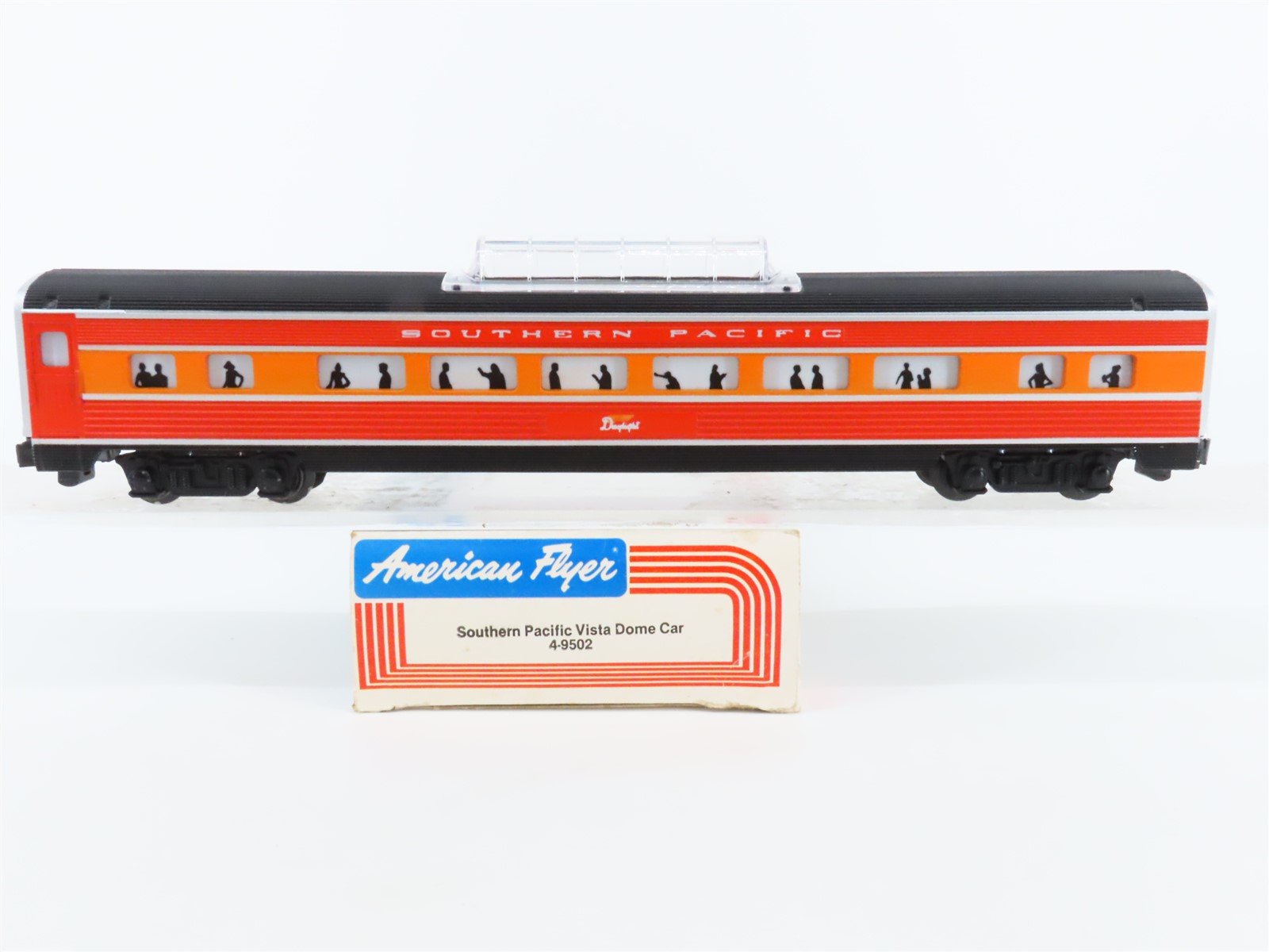 S Scale American Flyer 4-9502 SP Southern Pacific Vista Dome Passenger Car