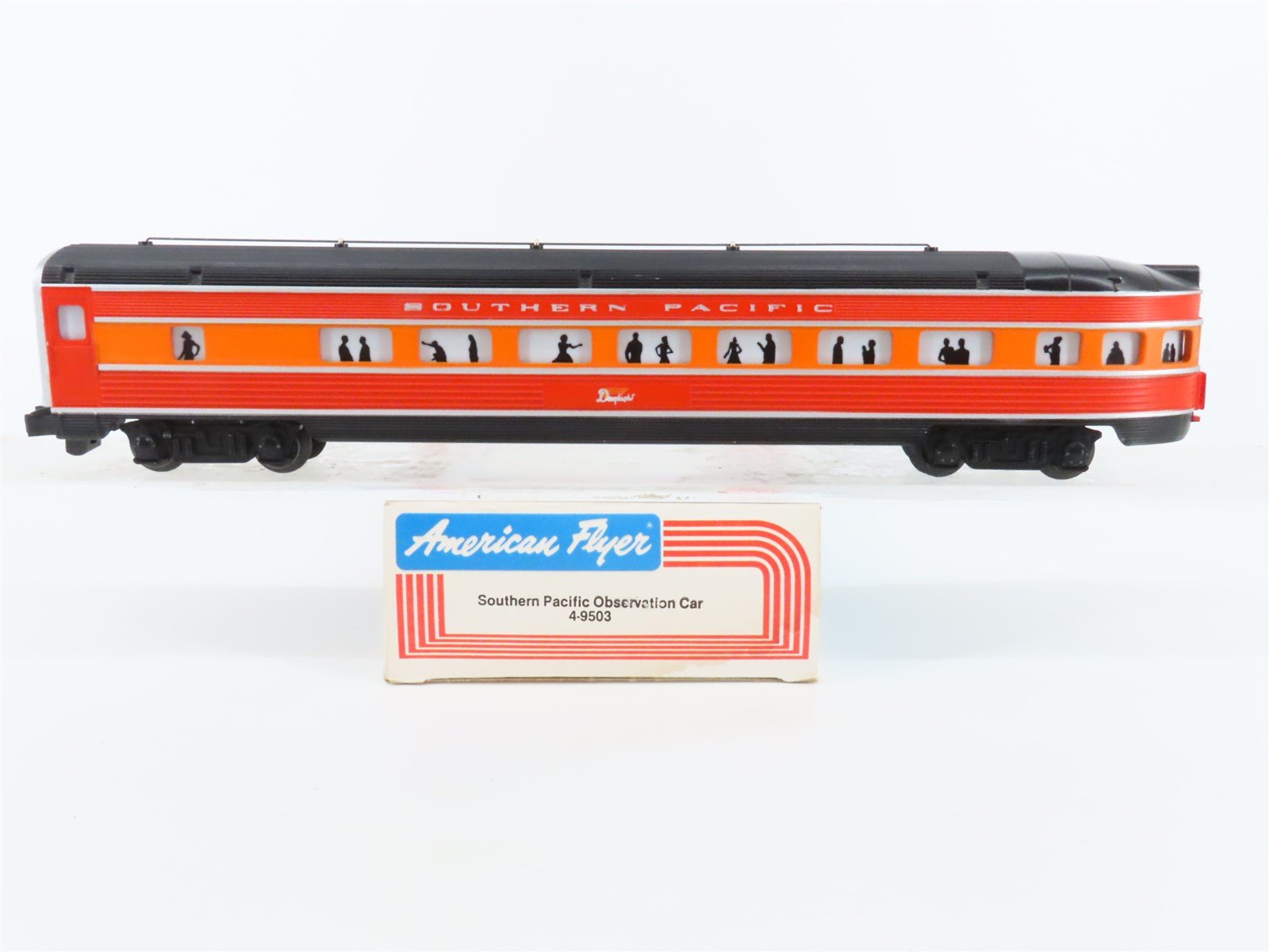 S Scale American Flyer 4-9503 SP Southern Pacific Observation Passenger Car