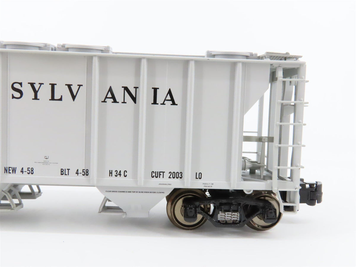 S Scale MTH 35-75051 PRR Pennsylvania Railroad 2-Bay Covered Hopper #257820