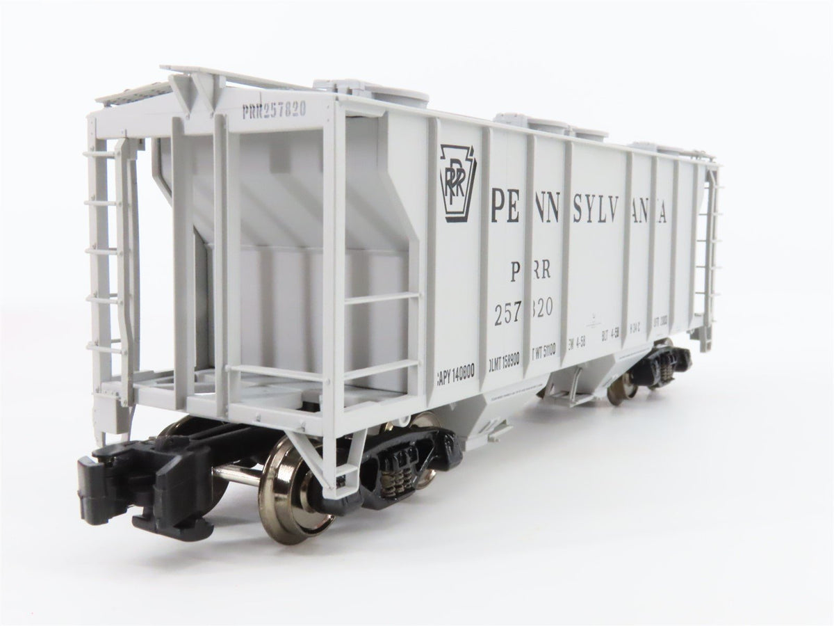 S Scale MTH 35-75051 PRR Pennsylvania Railroad 2-Bay Covered Hopper #257820