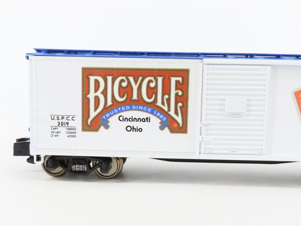 S Scale MTH 35-74019 USPCC Bicycle Playing Cards 40&#39; Steel Box Car #2019