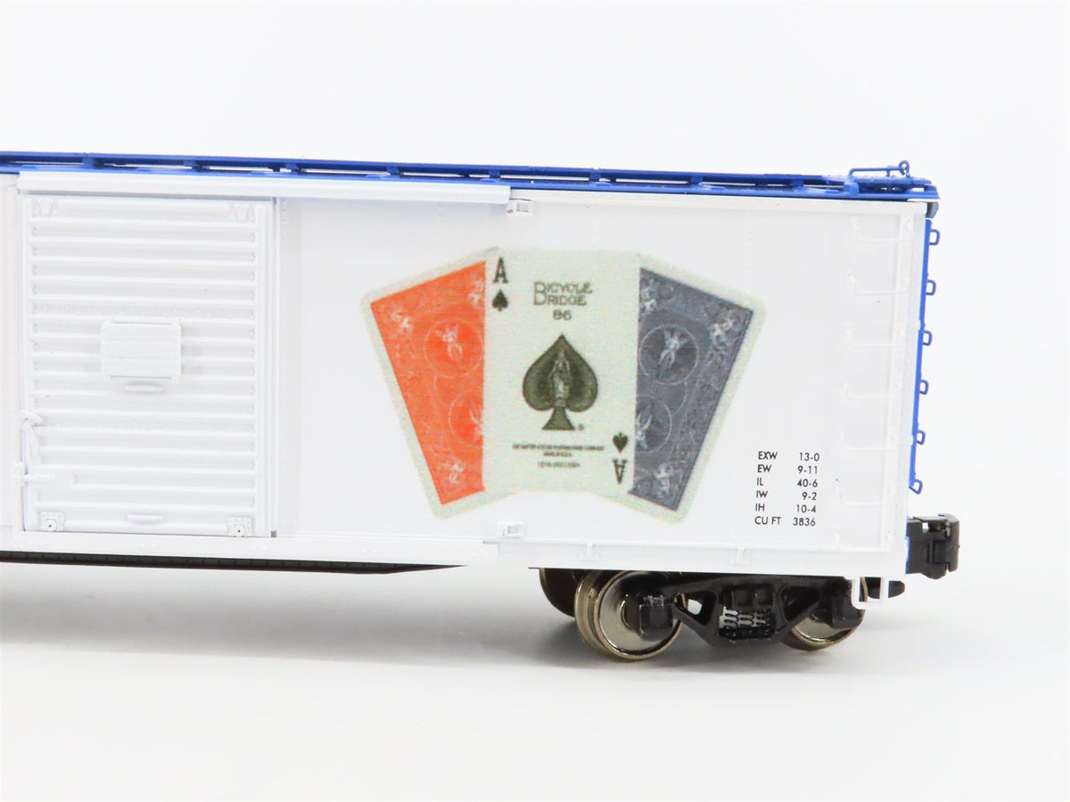 S Scale MTH 35-74019 USPCC Bicycle Playing Cards 40&#39; Steel Box Car #2019