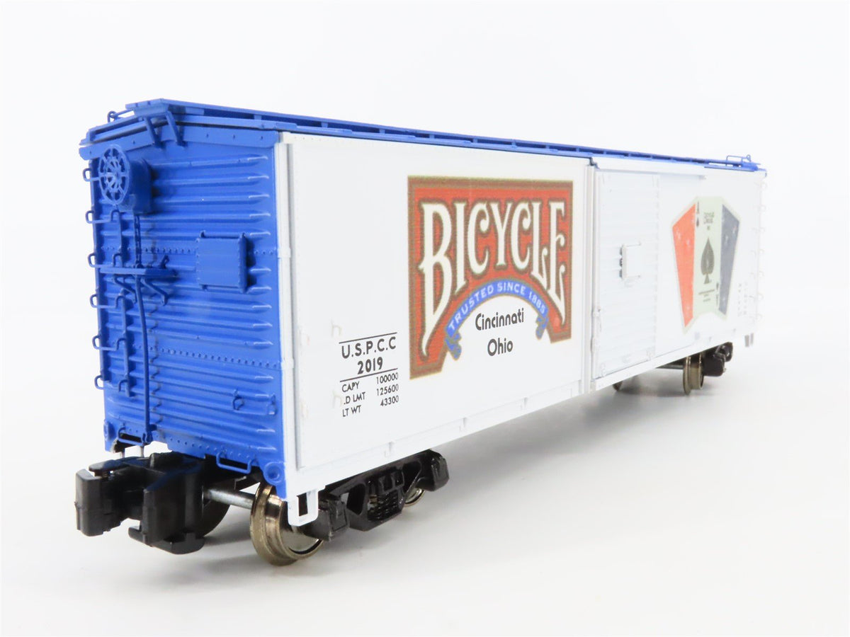 S Scale MTH 35-74019 USPCC Bicycle Playing Cards 40&#39; Steel Box Car #2019