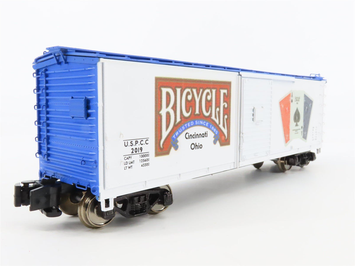 S Scale MTH 35-74019 USPCC Bicycle Playing Cards 40&#39; Steel Box Car #2019