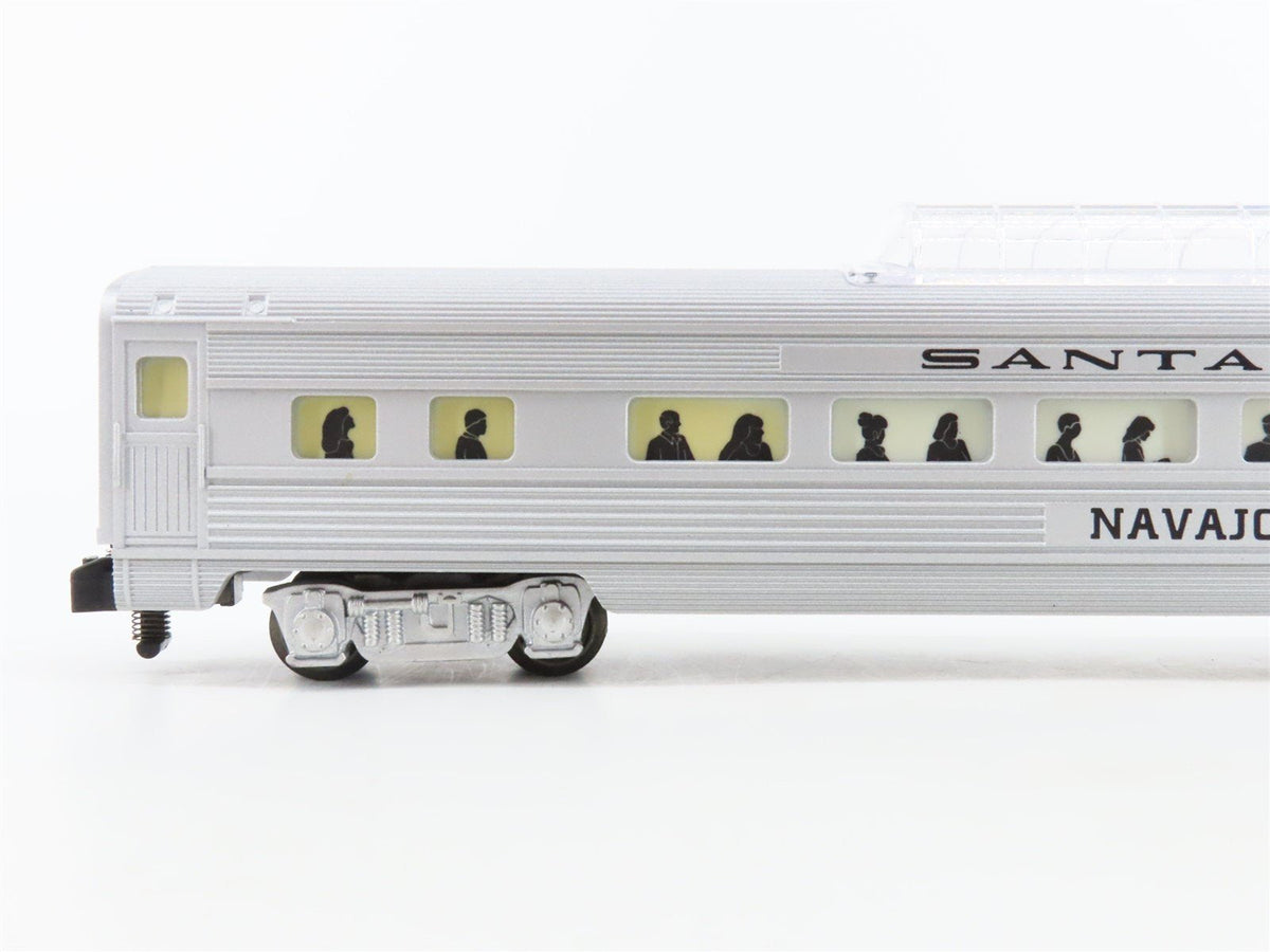 S Scale American Flyer 6-48948 ATSF Santa Fe Dome Passenger Car &quot;Navajo&quot;