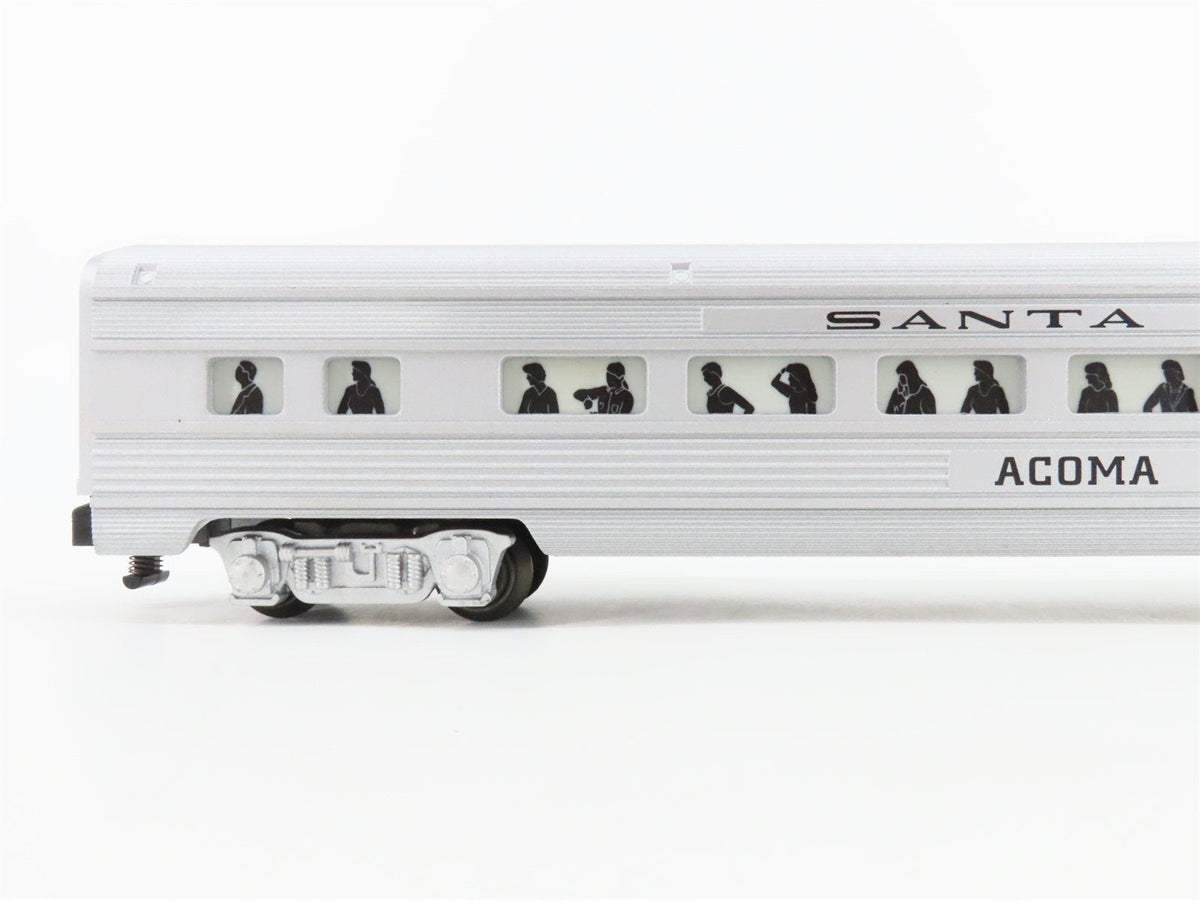 S Scale American Flyer 6-48946 ATSF Santa Fe Dining Passenger Car &quot;Acoma&quot;