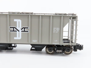 S Scale MTH 35-75044 BM Boston & Maine Railroad 2-Bay Covered Hopper #5520