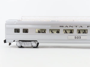 S Scale American Flyer 6-49958 ATSF Santa Fe Vista Dome Passenger Car #503