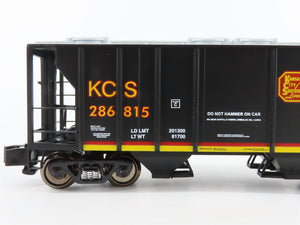 S Scale MTH 35-75035 KCS Kansas City Southern 2-Bay Covered Hopper #286815