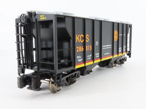 S Scale MTH 35-75035 KCS Kansas City Southern 2-Bay Covered Hopper #286815