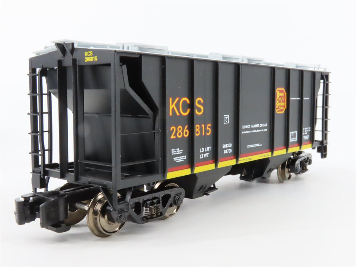 S Scale MTH 35-75035 KCS Kansas City Southern 2-Bay Covered Hopper #286815