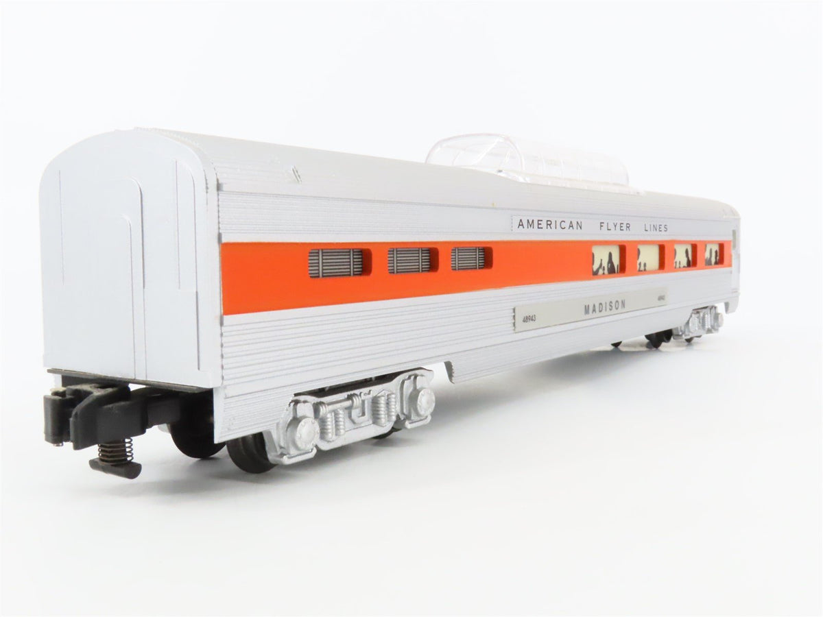 S Scale American Flyer 6-48936 American Flyer Vista Dome Passenger Car &quot;Madison&quot;