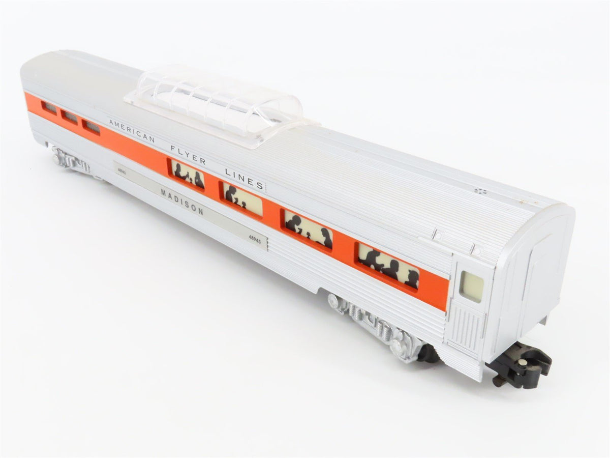 S Scale American Flyer 6-48936 American Flyer Vista Dome Passenger Car &quot;Madison&quot;