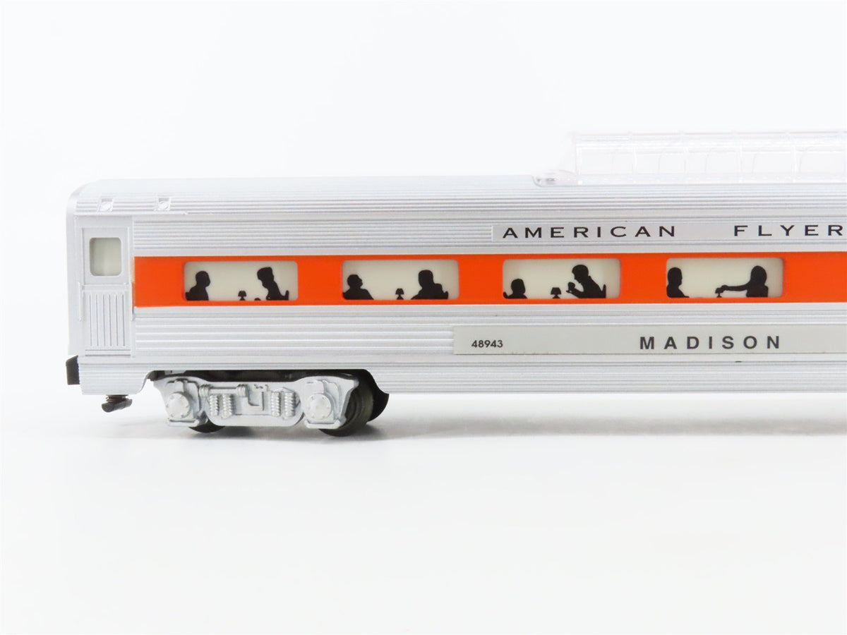 S Scale American Flyer 6-48943 American Flyer Dining Passenger Car &quot;Madison&quot;