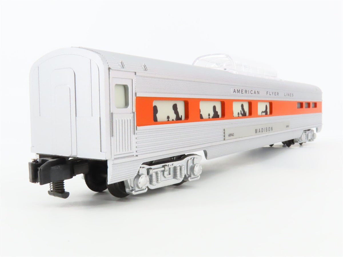 S Scale American Flyer 6-48943 American Flyer Dining Passenger Car &quot;Madison&quot;