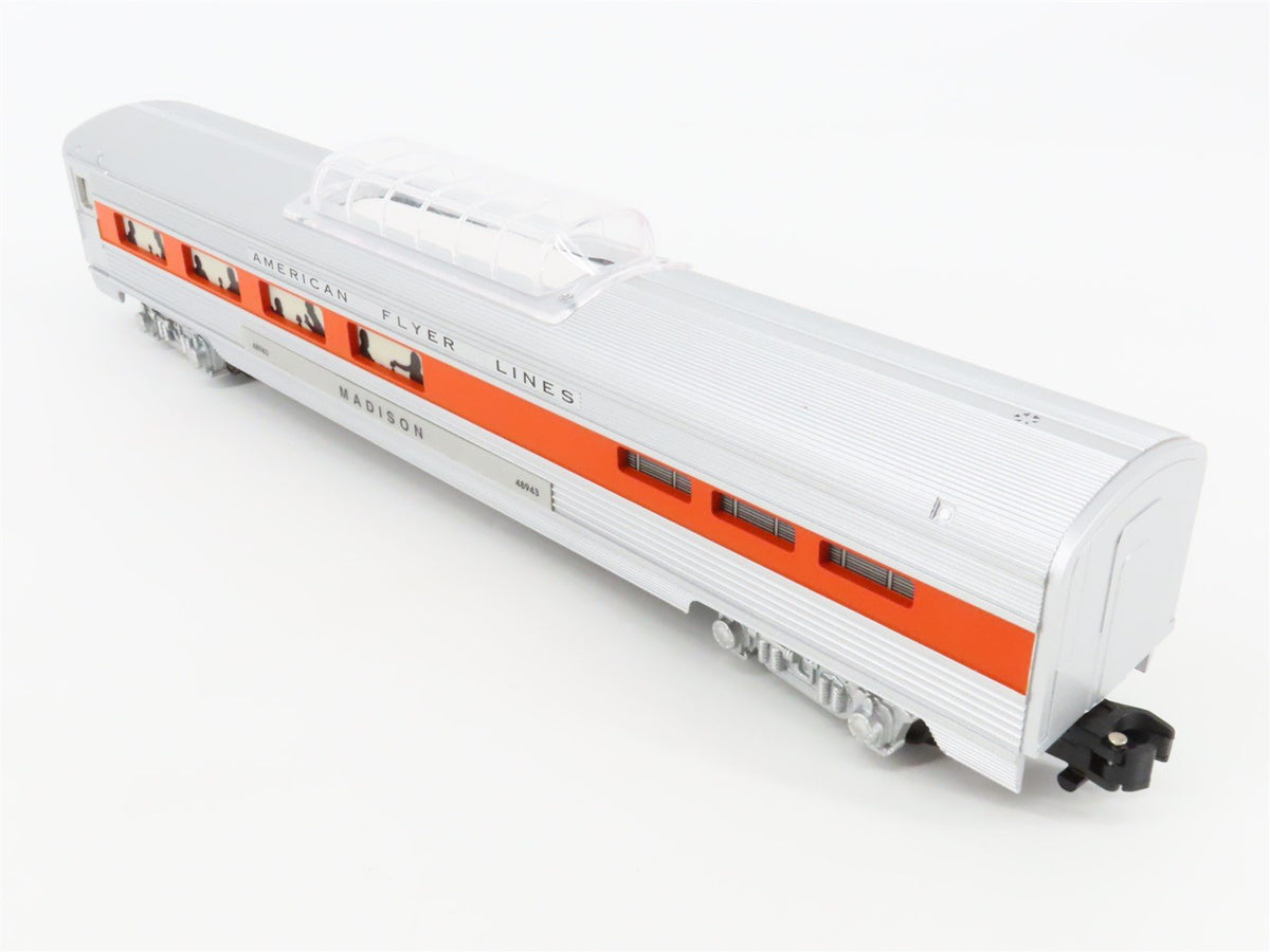 S Scale American Flyer 6-48943 American Flyer Dining Passenger Car &quot;Madison&quot;