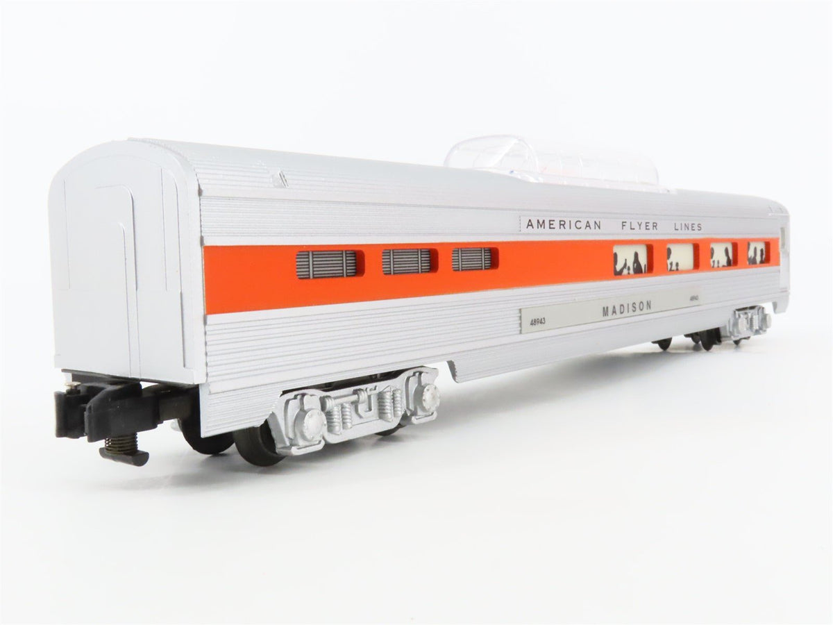 S Scale American Flyer 6-48943 American Flyer Dining Passenger Car &quot;Madison&quot;