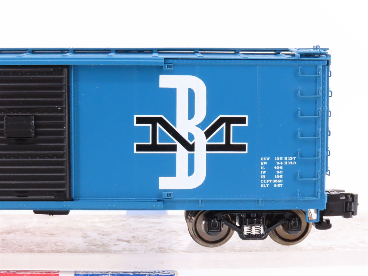 S Scale MTH 35-74003 BM Boston &amp; Maine 40&#39; Rebuilt Steel Box Car #73025