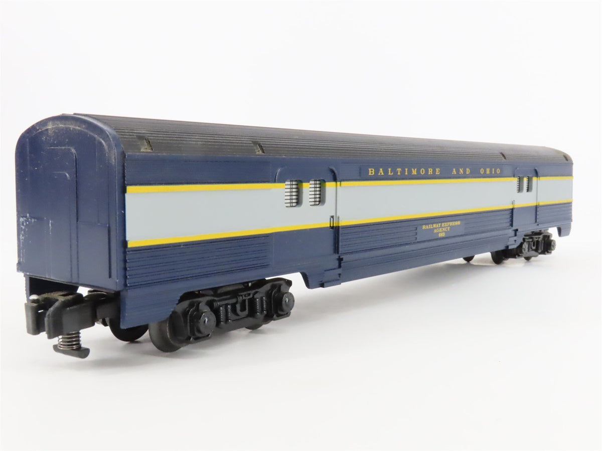 S Scale American Flyer 6-48965 B&amp;O Railway Baggage/Dining Passenger 2-Car Set