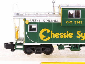 S Scale S-Helper Service Showcase Line 00595 C&O Chessie Safety Caboose #3143