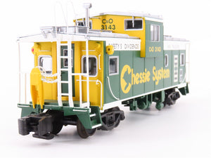 S Scale S-Helper Service Showcase Line 00595 C&O Chessie Safety Caboose #3143