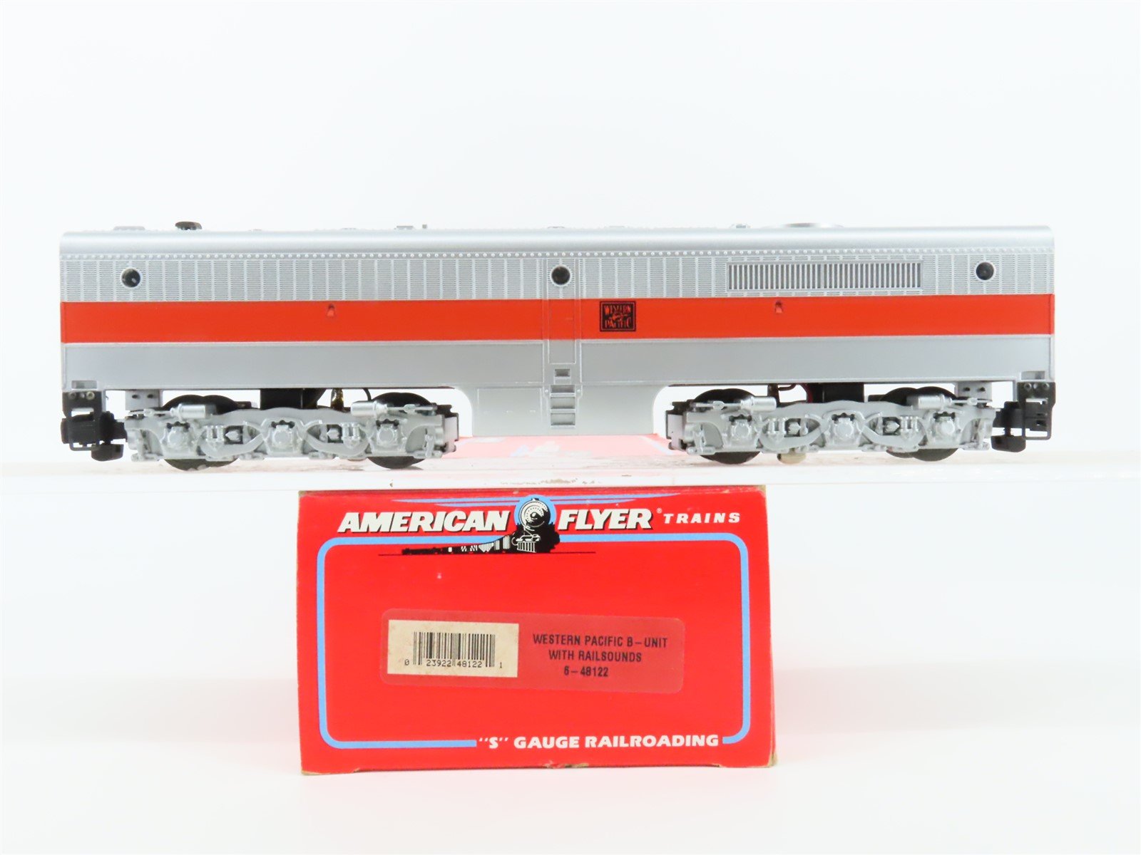 S American Flyer 6-48122 WP Western Pacific PB1 Diesel w/RailSounds - Unpowered