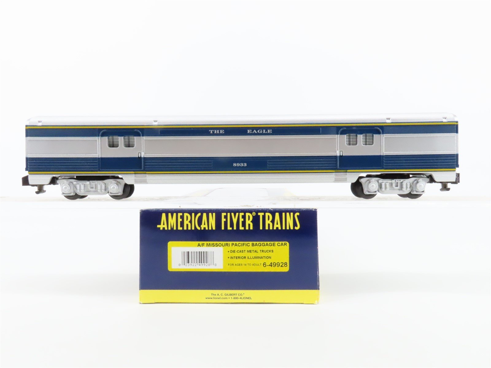 S American Flyer 6-49928 MP Missouri Pacific "The Eagle" Baggage Passenger #8933