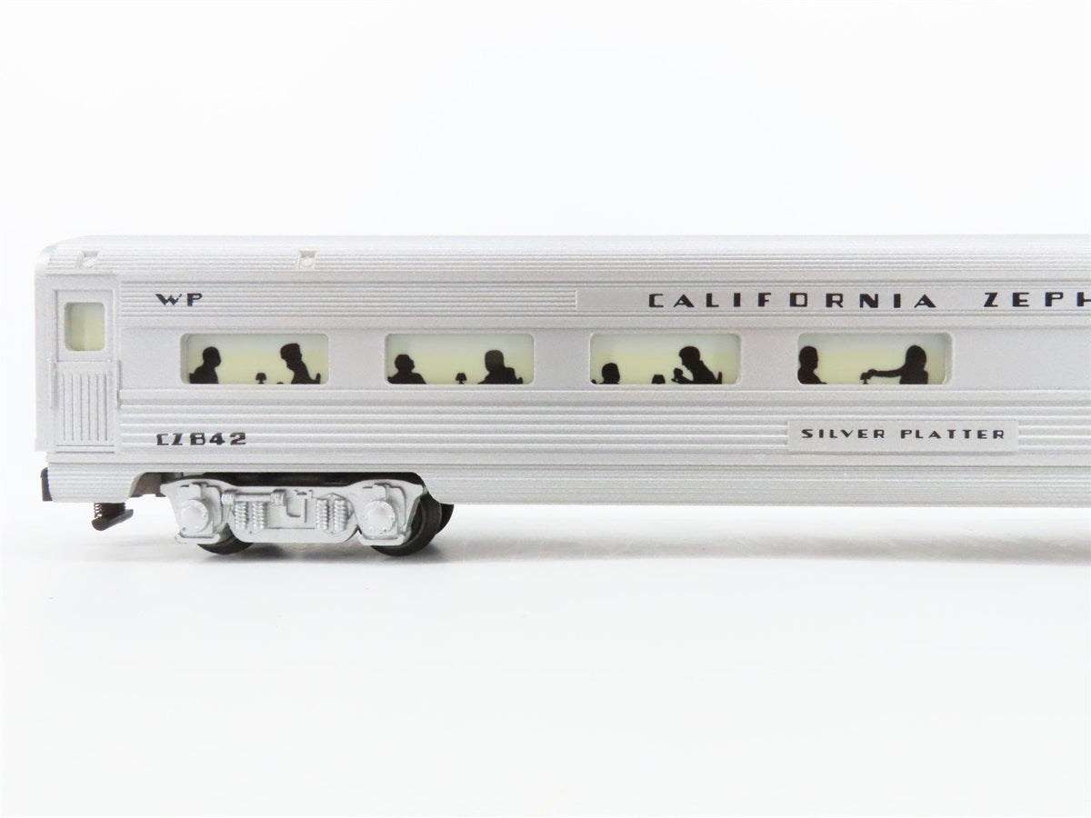 S American Flyer 6-48932 WP California Zephyr Diner Passenger &quot;Silver Platter&quot;