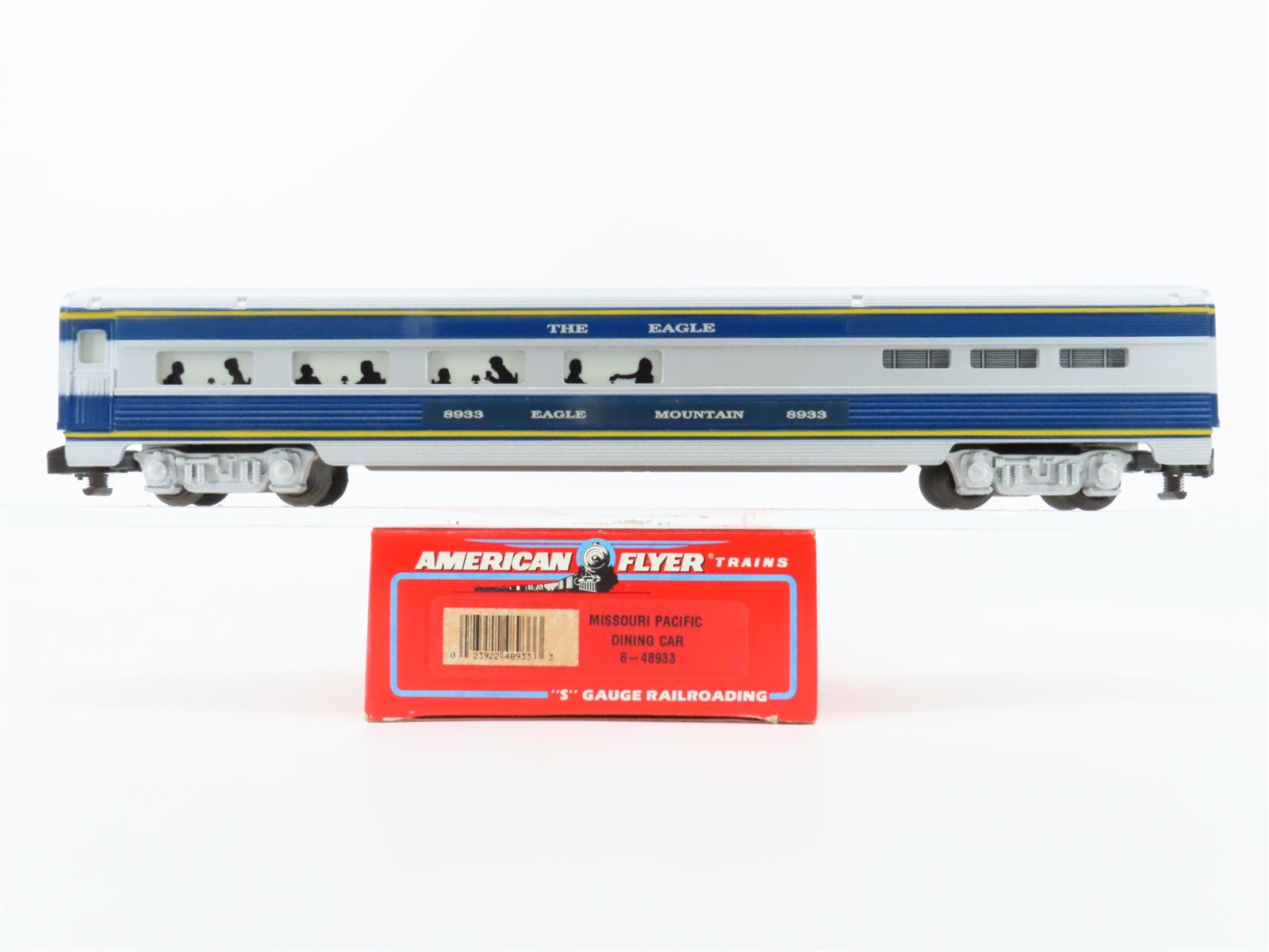 S Scale American Flyer 6-48933 MP "The Eagle" Diner Passenger "Eagle Mountain"