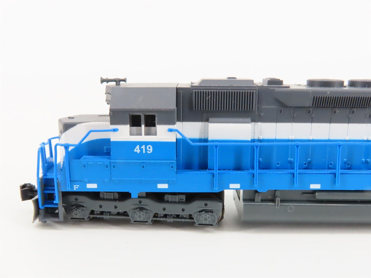 N Scale KATO 176-3126 GN Great Northern &quot;Big Sky Blue&quot; EMD SD45 Diesel #419