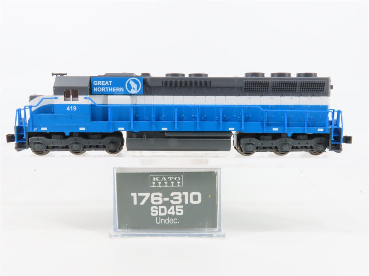 N Scale KATO GN Great Northern &quot;Big Sky Blue&quot; EMD SD45 Diesel #419