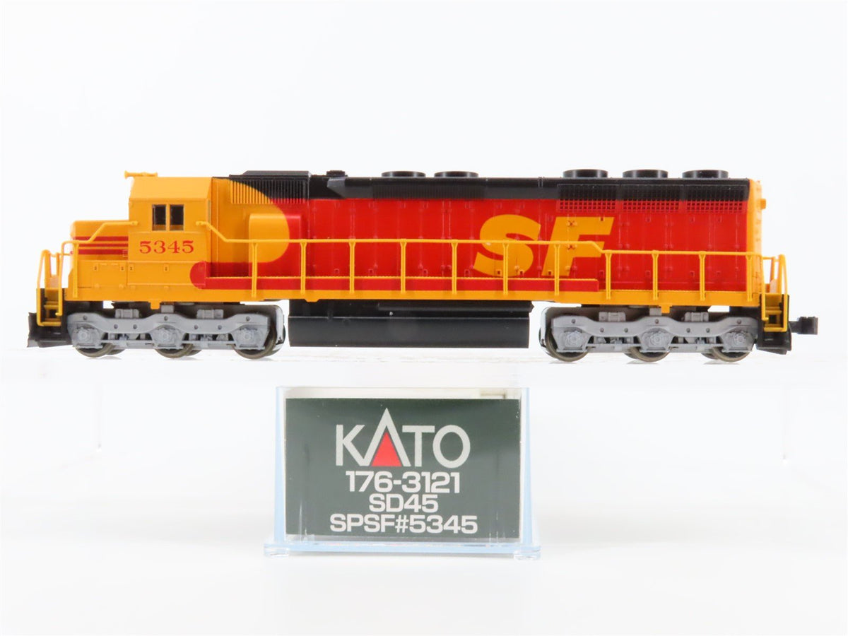 N Scale KATO 176-3121 SPSF Merger &quot;Kodachrome&quot; EMD SD45 Diesel Locomotive #5345