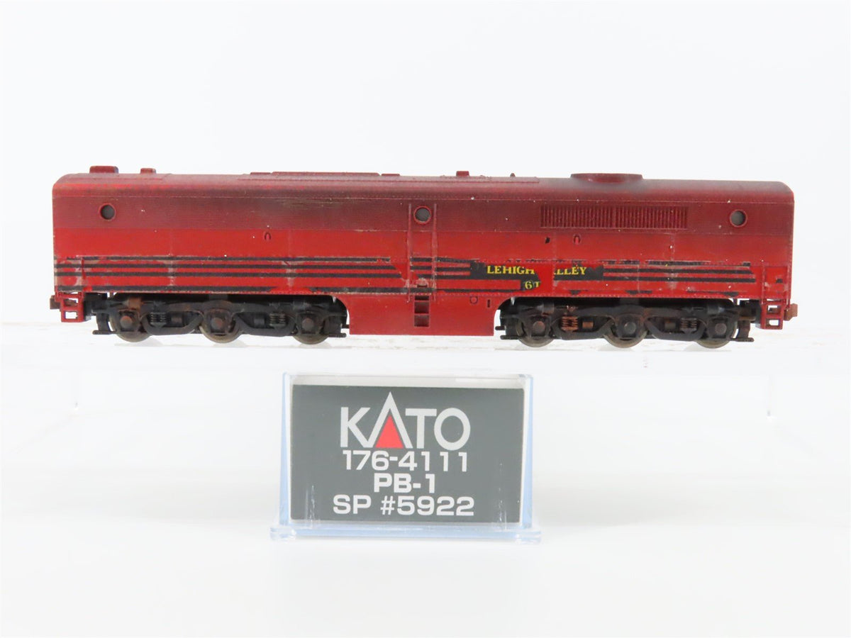 N Scale KATO 176-4111 LV Lehigh Valley ALCO PB1 Diesel #619 - Custom &amp; Weathered