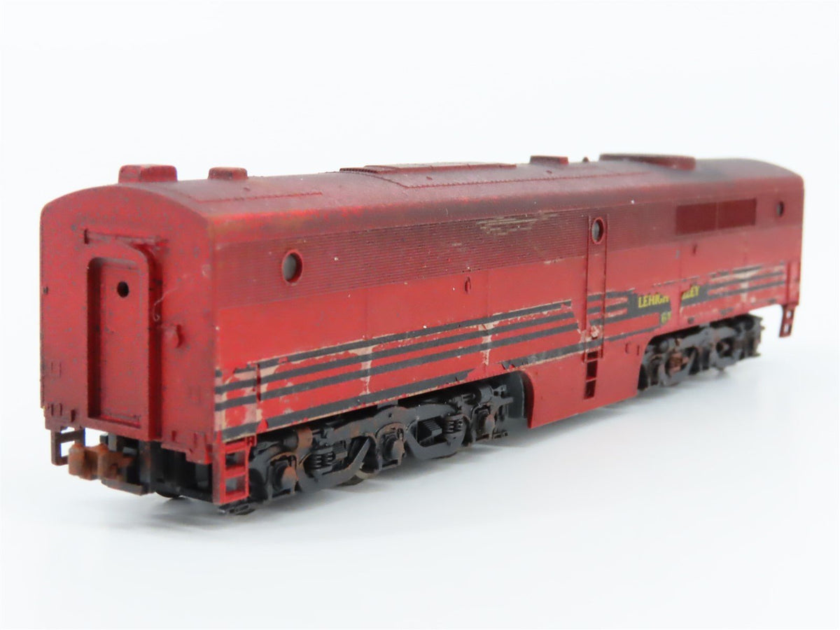 N Scale KATO 176-4111 LV Lehigh Valley ALCO PB1 Diesel #619 - Custom &amp; Weathered