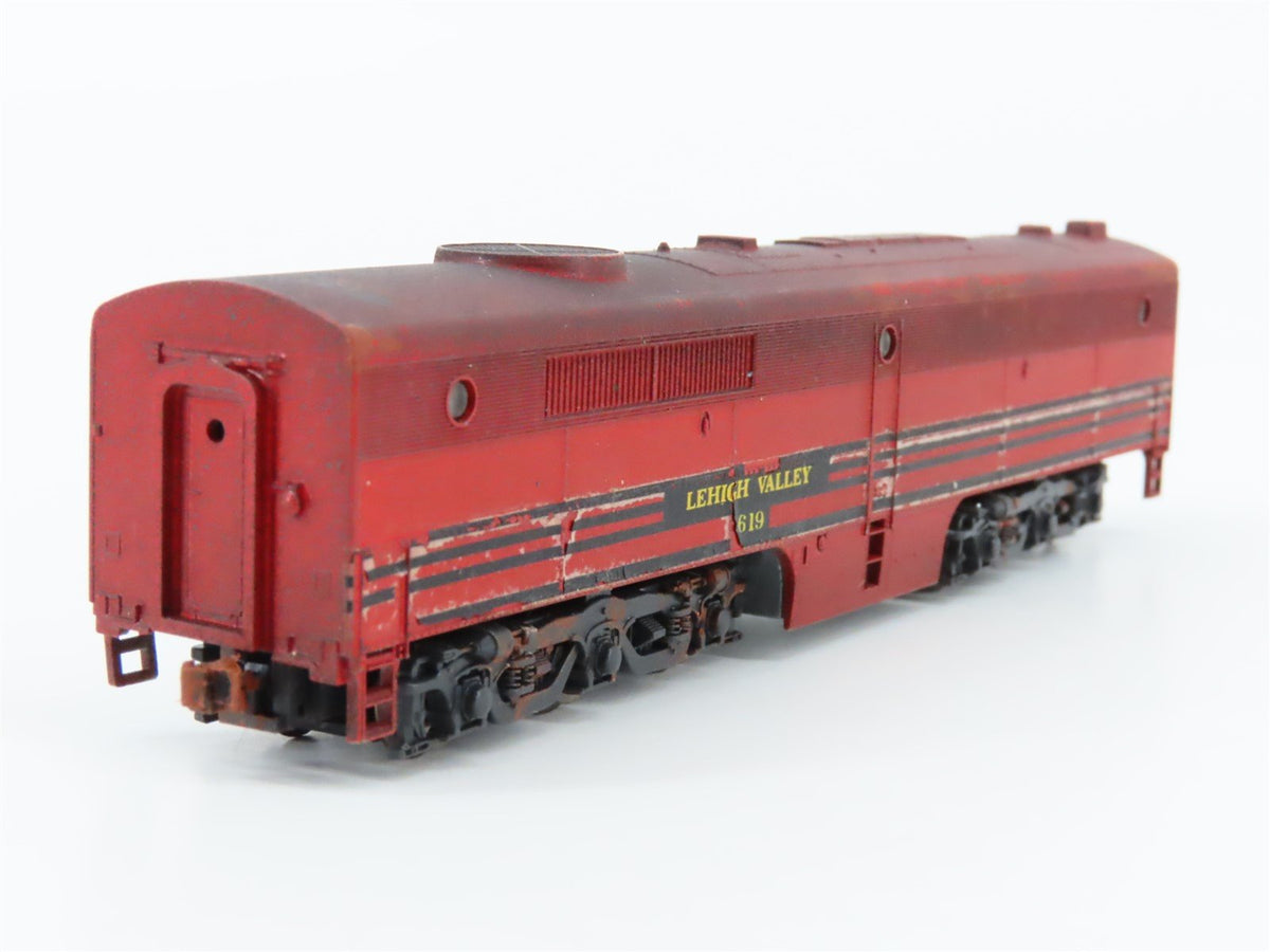 N Scale KATO 176-4111 LV Lehigh Valley ALCO PB1 Diesel #619 - Custom &amp; Weathered