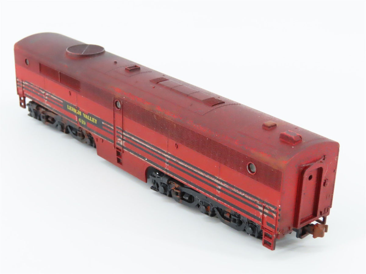 N Scale KATO 176-4111 LV Lehigh Valley ALCO PB1 Diesel #619 - Custom &amp; Weathered