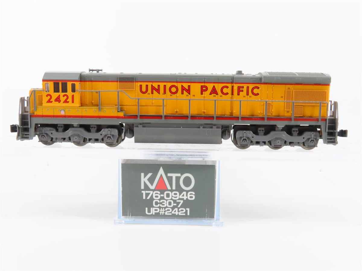 N Scale KATO 176-0946 UP Union Pacific GE C30-7 Diesel Locomotive #2421