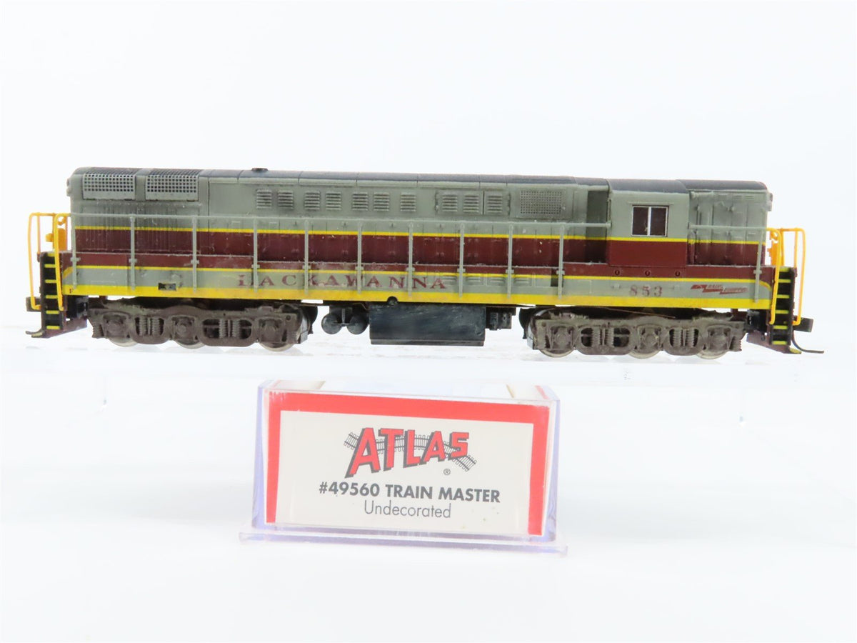 N Scale Atlas 49560 DL&amp;W Lackawanna Trainmaster Diesel #853 w/ DCC - Custom