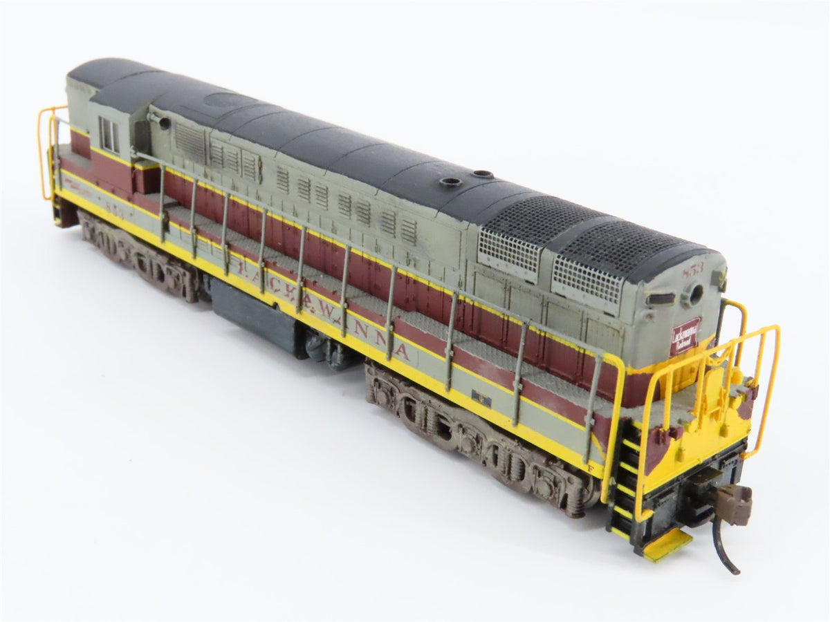 N Scale Atlas 49560 DL&amp;W Lackawanna Trainmaster Diesel #853 w/ DCC - Custom