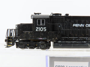 N Scale Life-Like 7872 PC Penn Central EMD GP20 Diesel #2105 - Custom Weathered