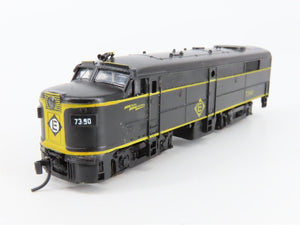 N Scale Life-Like ERIE Railroad ALCO FA Diesel Locomotive #7390 - Custom